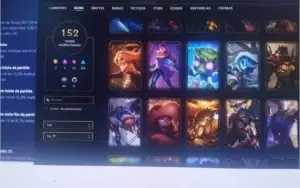 Vendo uma conta no league of legends