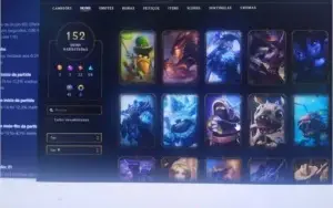 Vendo uma conta no league of legends