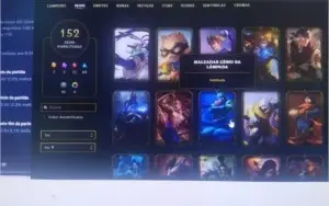 Vendo uma conta no league of legends