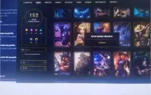 Vendo uma conta no league of legends
