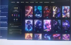 Vendo uma conta no league of legends