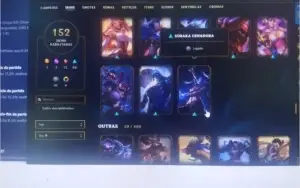 Vendo uma conta no league of legends