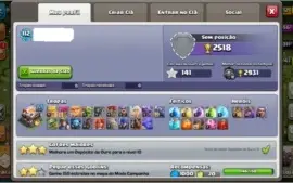 Clash of Clans CV 11 + 3111 Gemas