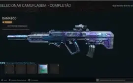 Conta call of duty Warzone com damasco e dark matter