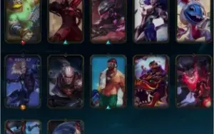 CONTA LOL- QUASE TODOS OS CAMPEOES- +100 SKINS- GOLD 3