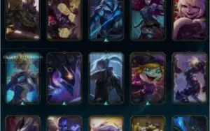 CONTA LOL- QUASE TODOS OS CAMPEOES- +100 SKINS- GOLD 3