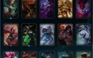 CONTA LOL- QUASE TODOS OS CAMPEOES- +100 SKINS- GOLD 3
