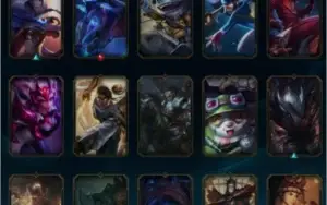 CONTA LOL- QUASE TODOS OS CAMPEOES- +100 SKINS- GOLD 3