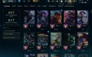 Prata 2 com 145 Champs e 92 Skins ( ADC / JG / TOP )