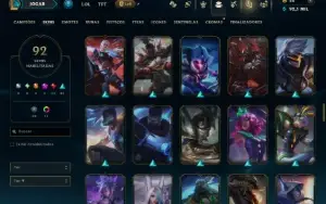 Prata 2 com 145 Champs e 92 Skins ( ADC / JG / TOP )