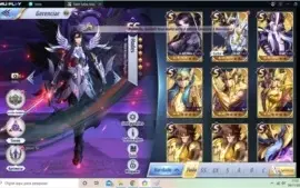CONTA SAINT SEIYA GLOBAL A1PEGASUS LVL 40 - 2SS + 15S