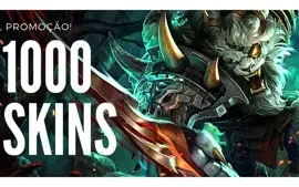 1000+ SKINS - A MELHOR CONTA DO SITE