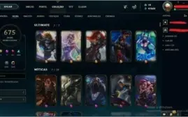 Conta League Of Legends Seaseon 2" C/ 675 Skins