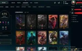 Conta League Of Legends Seaseon 2" C/ 675 Skins