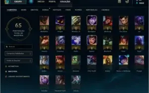 Conta LOL Nv 30 UNRANKED