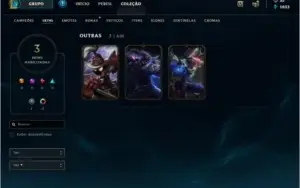 Conta LOL Nv 30 UNRANKED