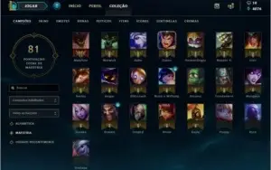 Conta LOL Nv 30 UNRANKED