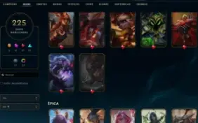 Conta Lol Main Riven 225 Skins (Riven, Mf E Fizz Prestigio)