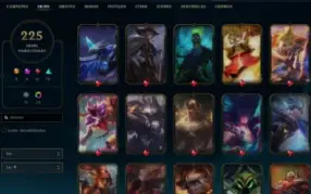 Conta Lol Main Riven 225 Skins (Riven, Mf E Fizz Prestigio)