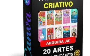Pack Canva Convite Criativo Vol 4 - 20 Artes Editáveis
