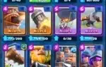 Clash royale Lv 10 13 lendarias 4300 trofeis