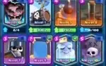 Clash royale Lv 10 13 lendarias 4300 trofeis