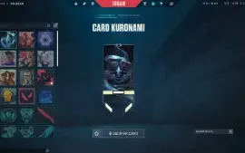 Conta Valorant Full Acesso! Faca Karambit Saqueadora, etc