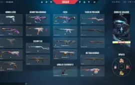 Conta Valorant Full Acesso! Faca Karambit Saqueadora, etc