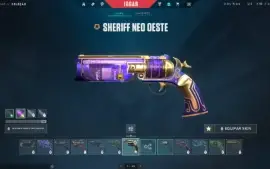 Conta Valorant Full Acesso! Faca Karambit Saqueadora, etc