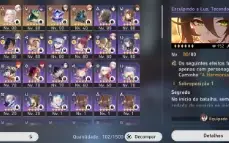 Honkai Star Rail com quase todos personagens