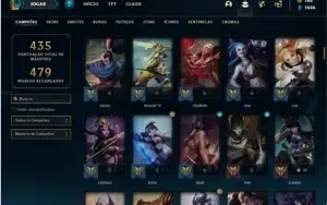 Conta ouro 1 com 141 Champs e 219 Skins + 6 Prestigios