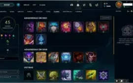 Conta Platina 4  SKINS PERMANTES NO ESPOLIO