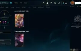 Conta Platina 4  SKINS PERMANTES NO ESPOLIO