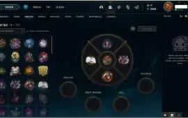 Conta Platina 4  SKINS PERMANTES NO ESPOLIO