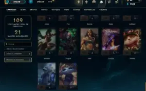 Esmeralda 1 com 70 Champs e 22 Skins ( JG / MID / TOP )