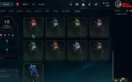 Conta LOL lvl 402, 108 skins, todos os champs, 3k700 EA