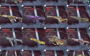 Conta apex com várias lendárias.
