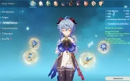 GENSHIN IMPACT AR 50/ GANYU, SHENHE, YOIMIYA, MONA, QIQI