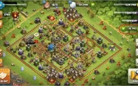 Conta Clash of Clans Cv 12 + 15,743 gemas
