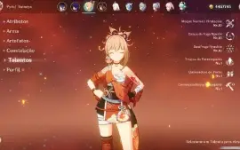 Genshin Impact AR60 51 Personagens (19T5) + Honkai Impact 3