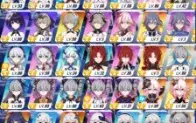 Genshin Impact AR60 51 Personagens (19T5) + Honkai Impact 3