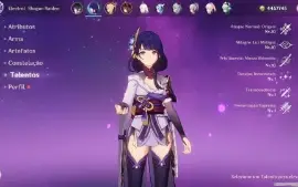 Genshin Impact AR60 51 Personagens (19T5) + Honkai Impact 3