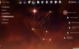 Genshin Impact AR60 51 Personagens (19T5) + Honkai Impact 3