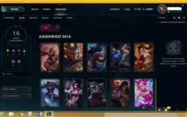 CONTA PRATA 2 S6 E S7 OURO- SKIN VITORIOSA GRAVES MAOKAI