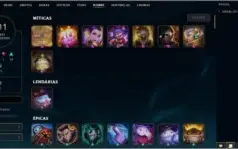 Conta de Lol Plat 4
