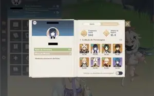 CONTA AR 55 - KAZUHA, ZHONGLI, XIAO, ITTO