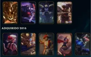 Conta League of Legends de 2012 diamante na season 7