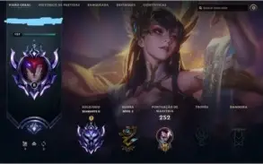 Conta Diamante 2 League of Legends- pode trocar e-mail/senha
