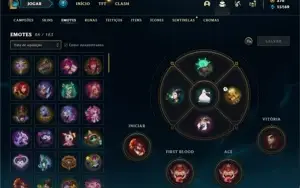Conta ouro 4 com 53 Champs e 47 Skins