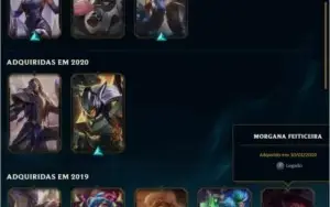CONTA LOL PLATINA 2 63% DE WINRATE COM AKALI PRESTIGIO
